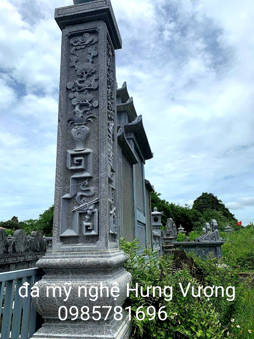 Cột đá vuông, mẫu cột đá vuông