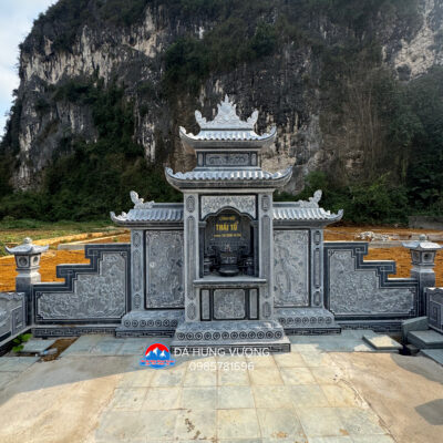 lăng thờ đá xanh đen 6m