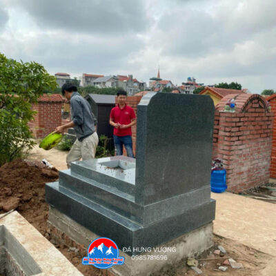 Mộ đá khối granits xanh bình định