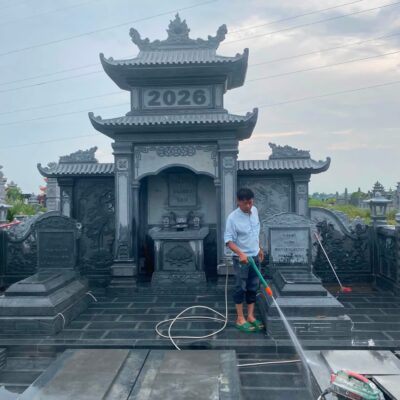 Mẫu lầu thờ đá granit Ninh Thuận