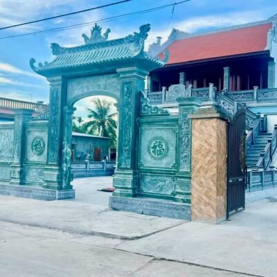 Mẫu cổng 1 mái đẹp